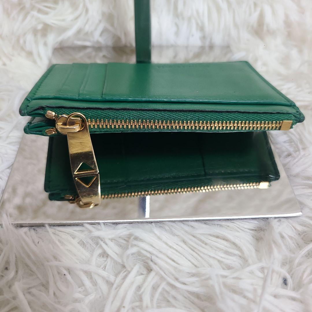 ボッテガヴェネタ　カセット　イントレチャート　グリーン　ケース