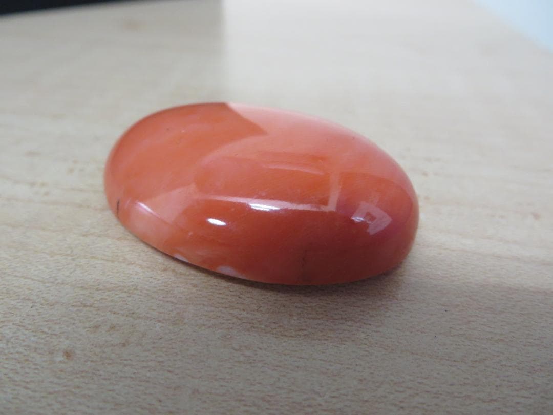 珊瑚サンゴ　帯留め外し石　特大裸石ルース　28.8ｇ　約144ct