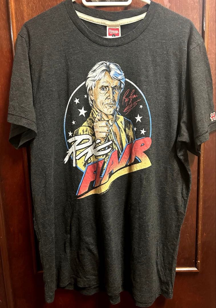 リック・フレアーRicFlair 90sビンテージTシャツ USA NWAWWE