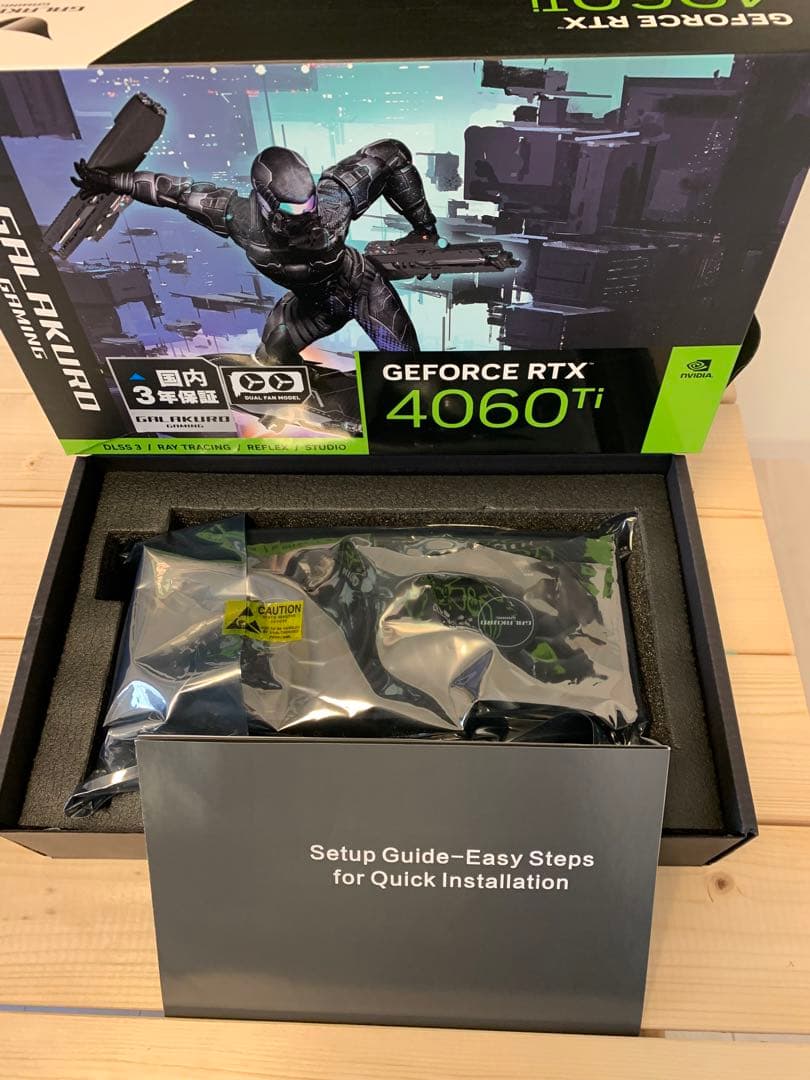 GALAKURO GeForce RTX 4060 Ti 本体