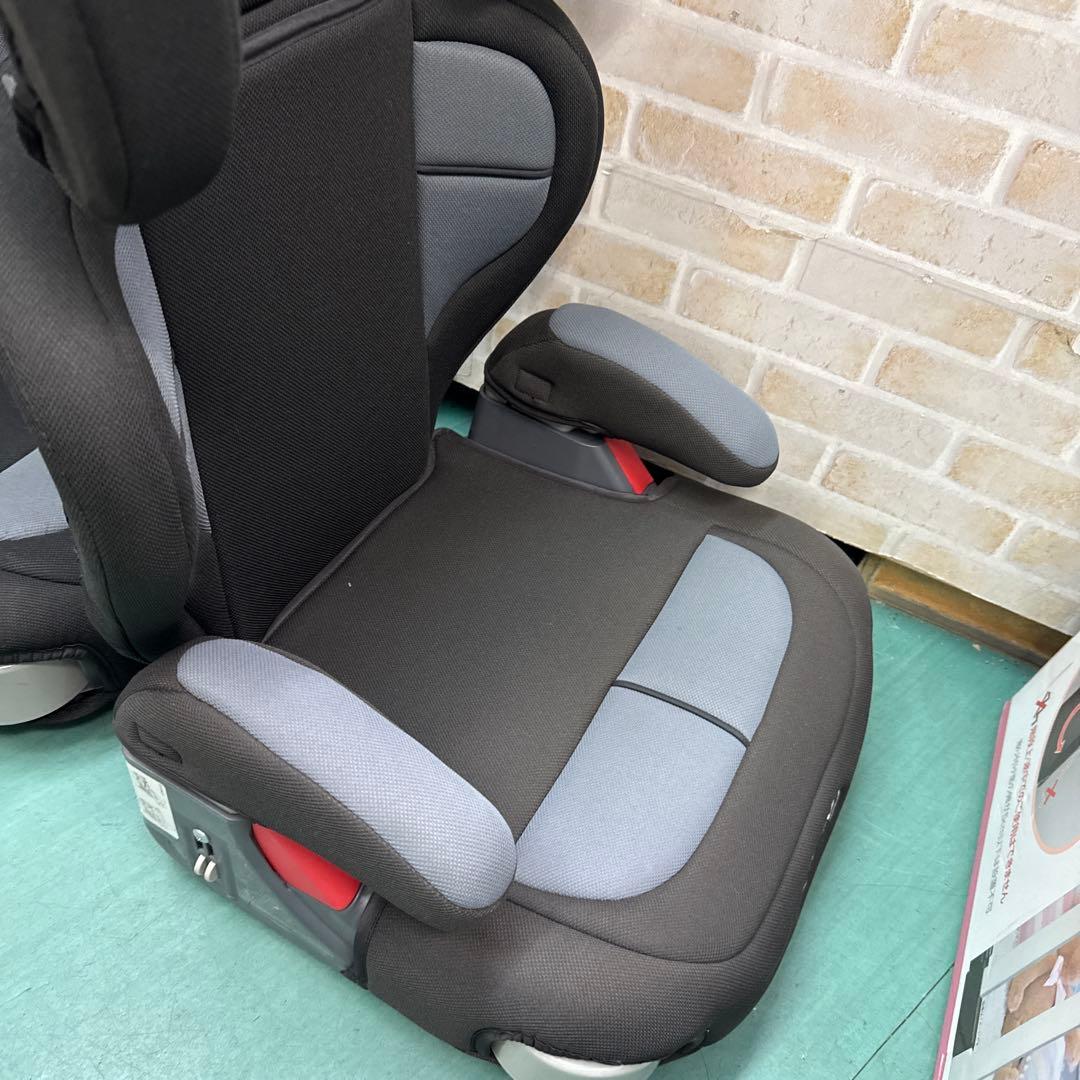 グレコ ハイバックジュニア　ジュニアシート　3才から　2台セット売り