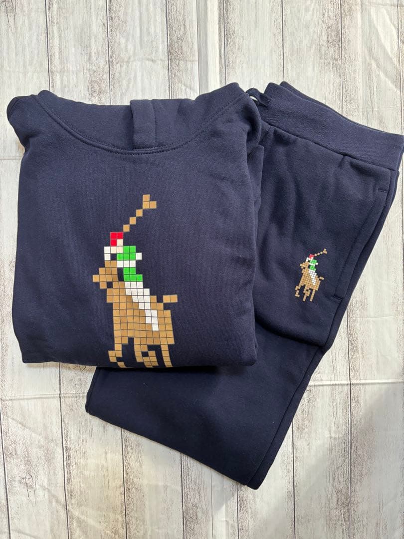 ラルフローレン　ゲーミング裏起毛プルパーカー&ジョガーパンツ　L（14〜16）