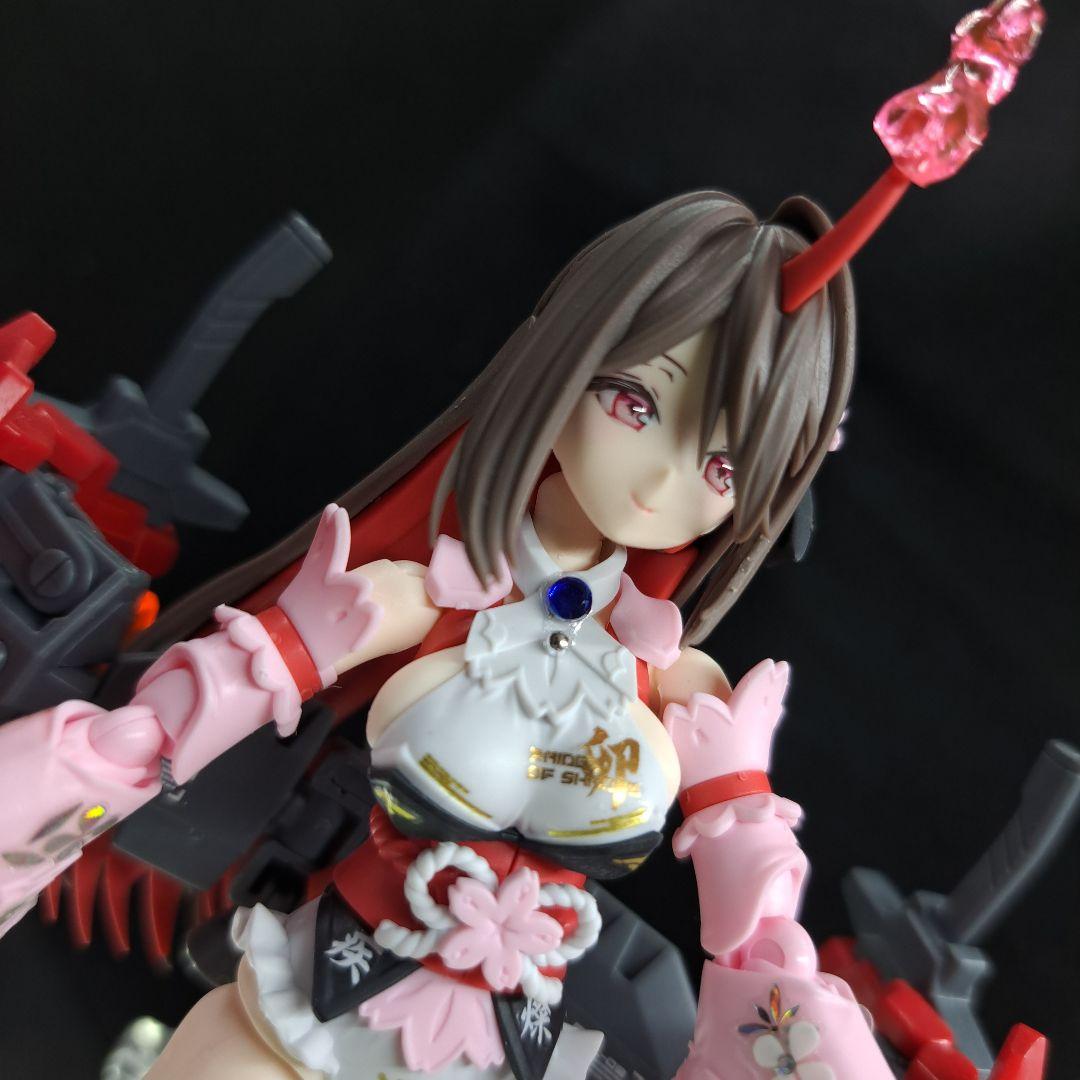 30MS 完成品　シュレミ　ガンダムウイングゼロ炎　スタンド付