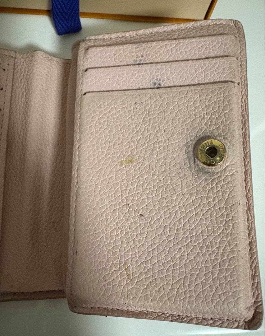 ルイヴィトン モノグラム アンプラント 2つ折り 折りたたみ財布 コンパクト