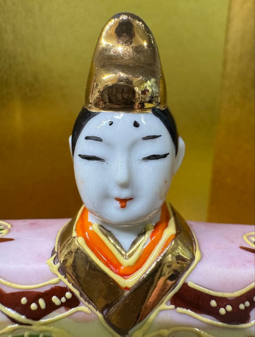 九谷　雛人形 立雛　おひなさま