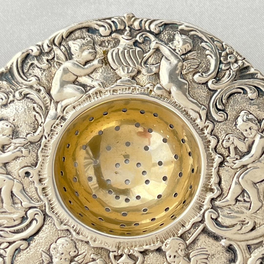 【ドイツ】 天使のティーストレナー【純銀】