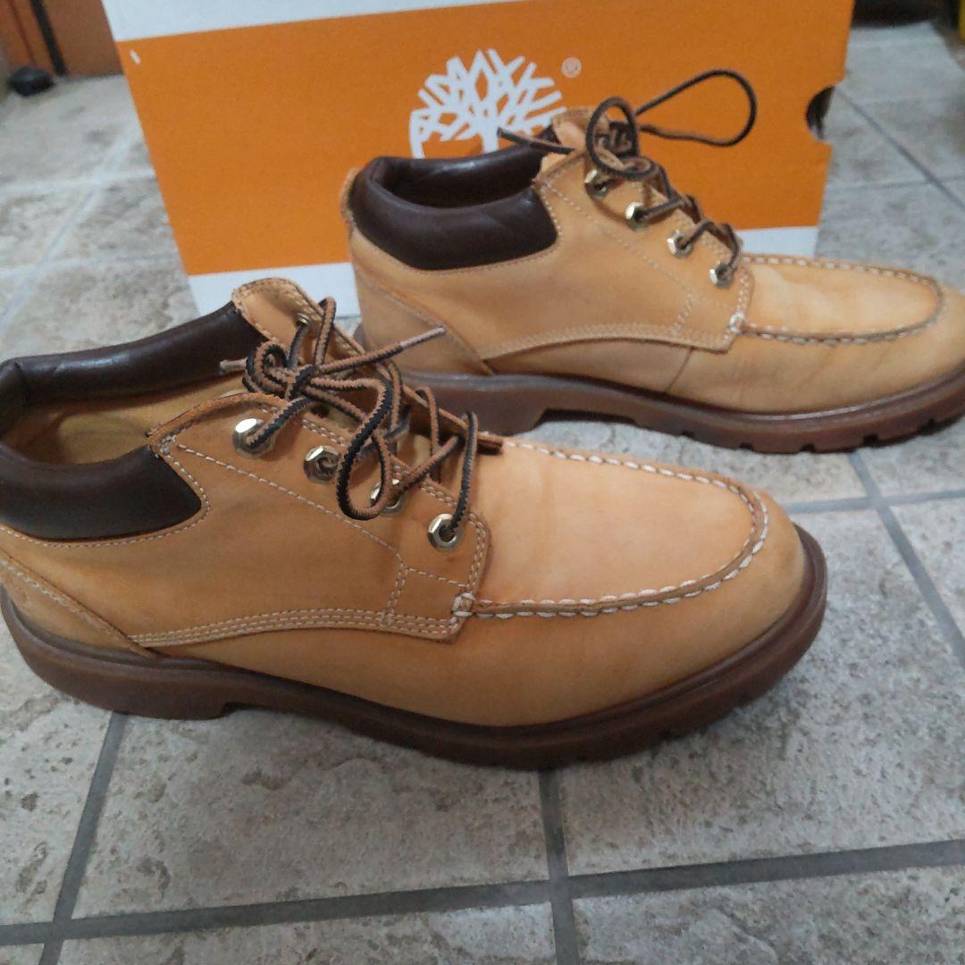 Timberland ベージュ モカシンデッキシューズ