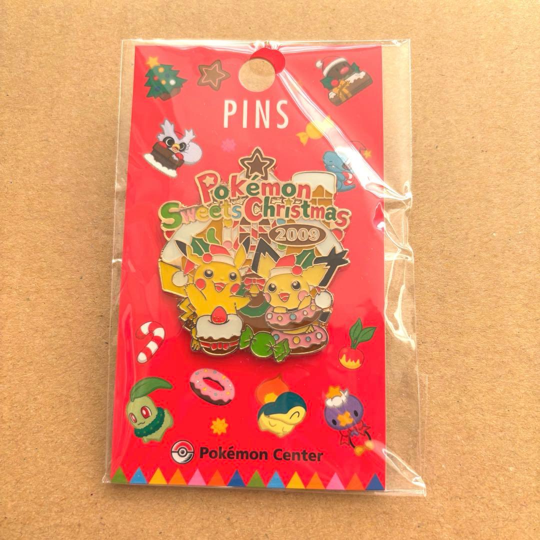 2009年 ポケモンセンター クリスマス 限定 ピンズ ピカチュウ ピチュー