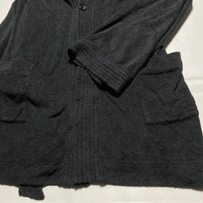 LONSDALE★ボクシングガウン バスローブ ワッペン パイル系タオル 黒 M