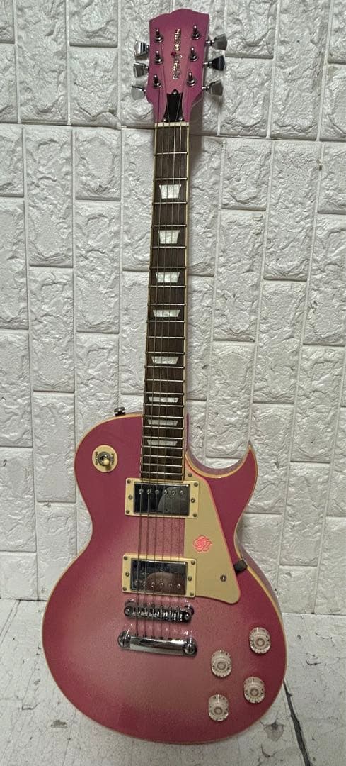 Gypsy Rose ピンク ラメ レスポール ジプシーローズ エレキギター
