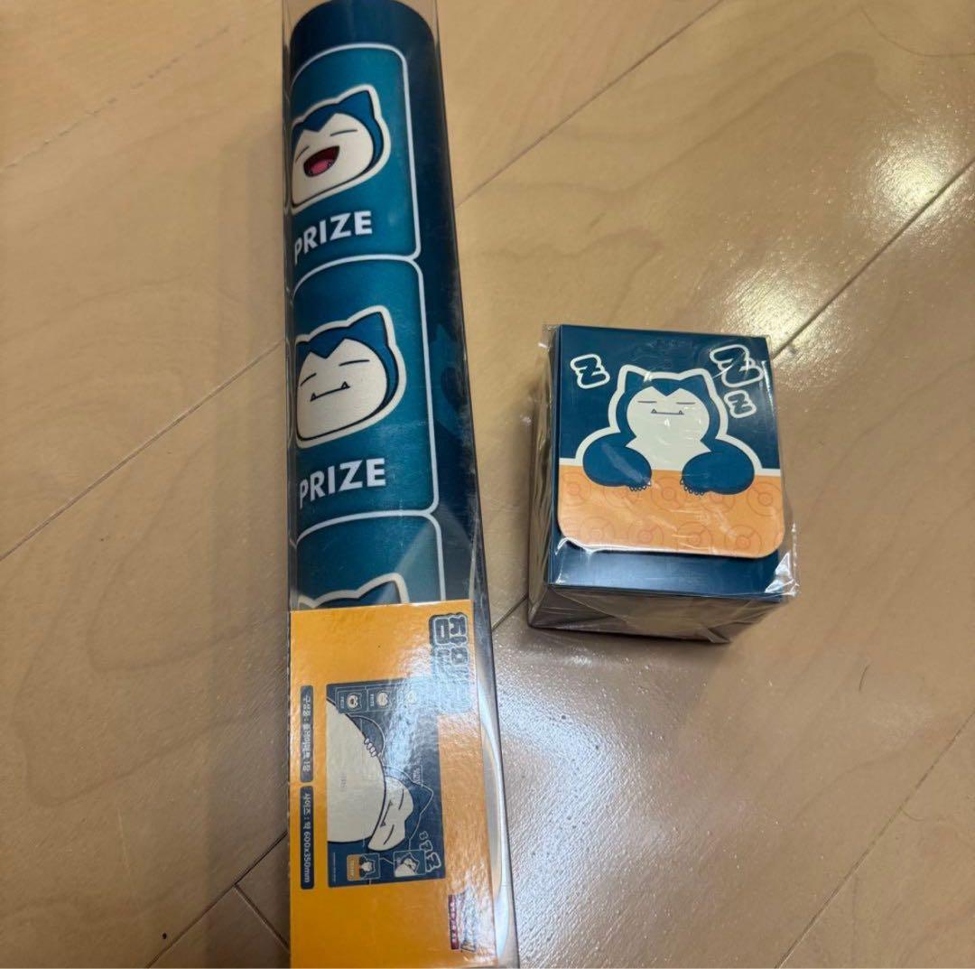 【韓国限定】カビゴン プレイマット デッキケース セット