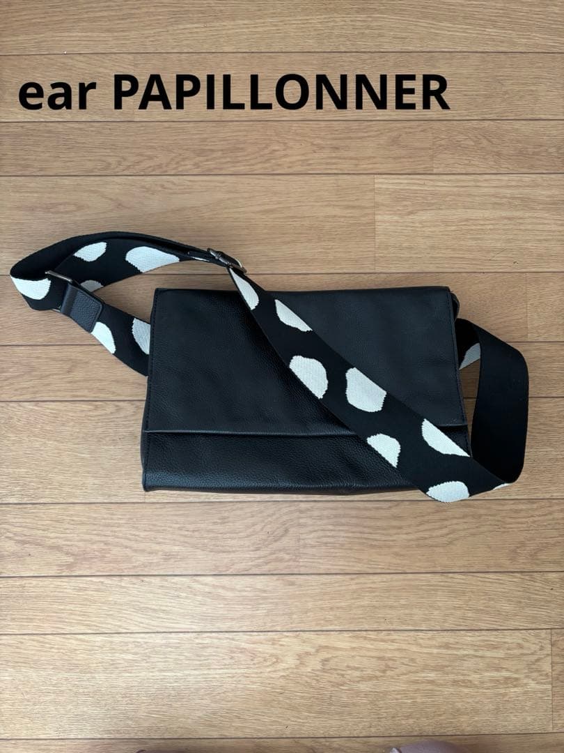 ear PAPILLONNER ワイドテープショルダーバッグ/ボディバッグ