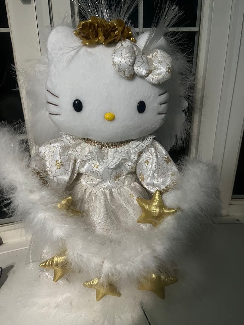 レア！ハローキティ ファイバーライト付きぬいぐるみ