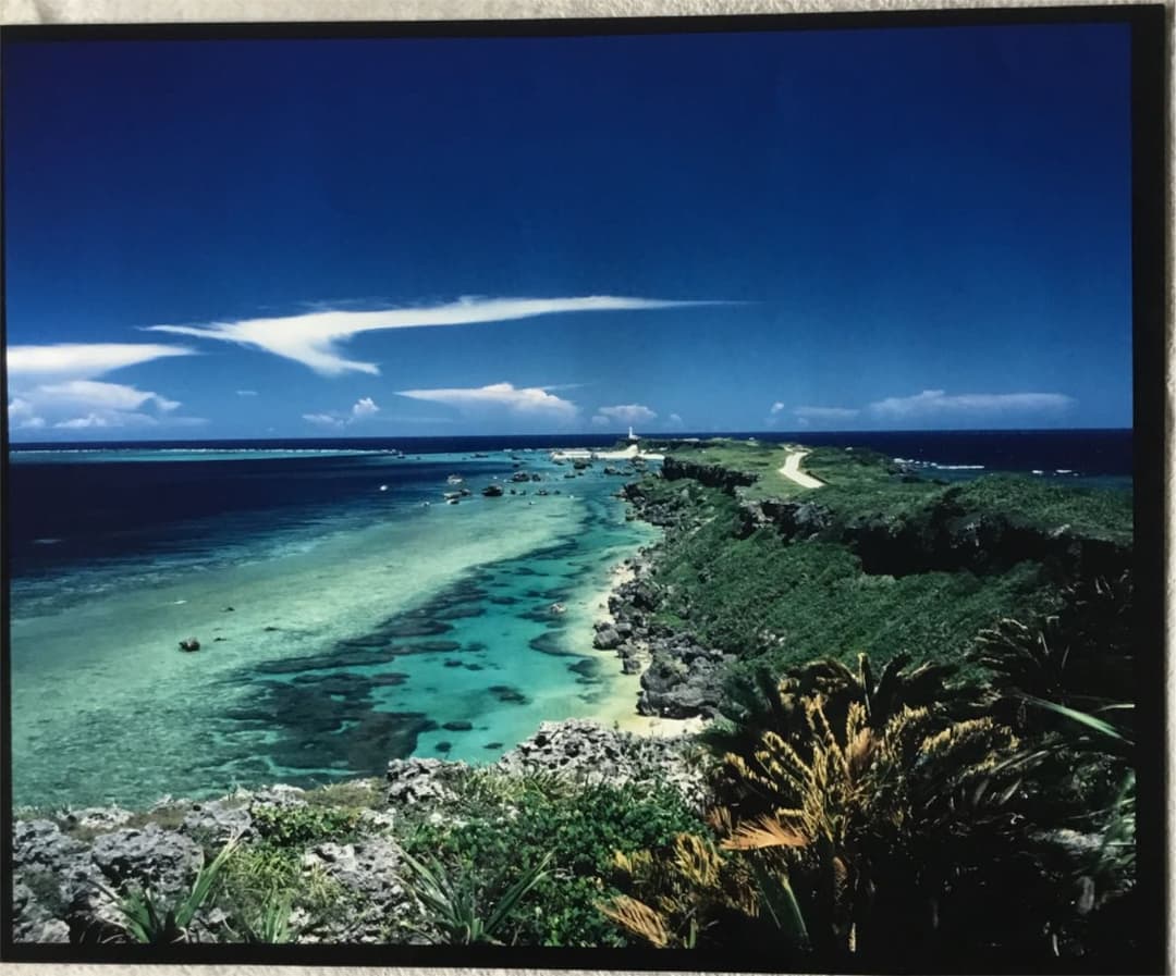 写真　風景　全紙サイズ　沖縄宮古島東平安名崎『翠玉のかなた』