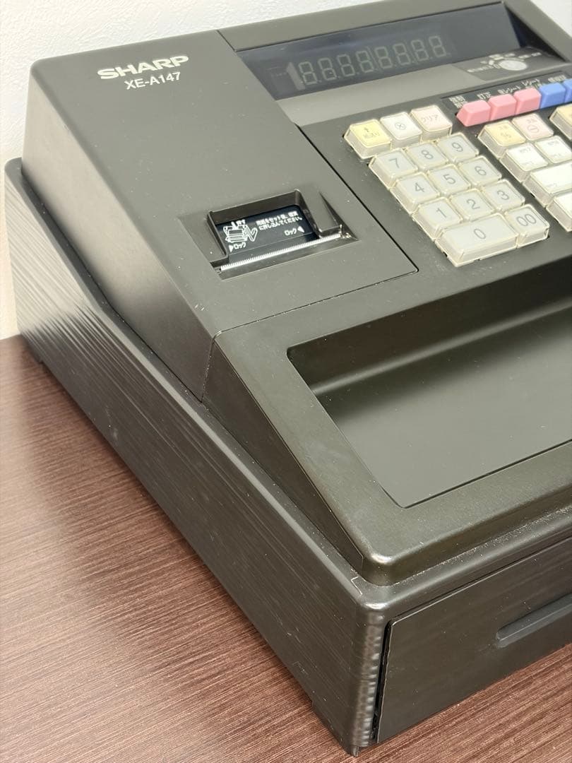 美品 SHARP レジスター XE-A147 ブラック