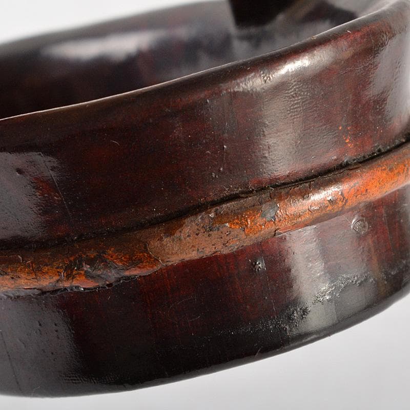 煎茶道具　唐木紫檀製　茶巾入　小物入　M　Ｒ5920