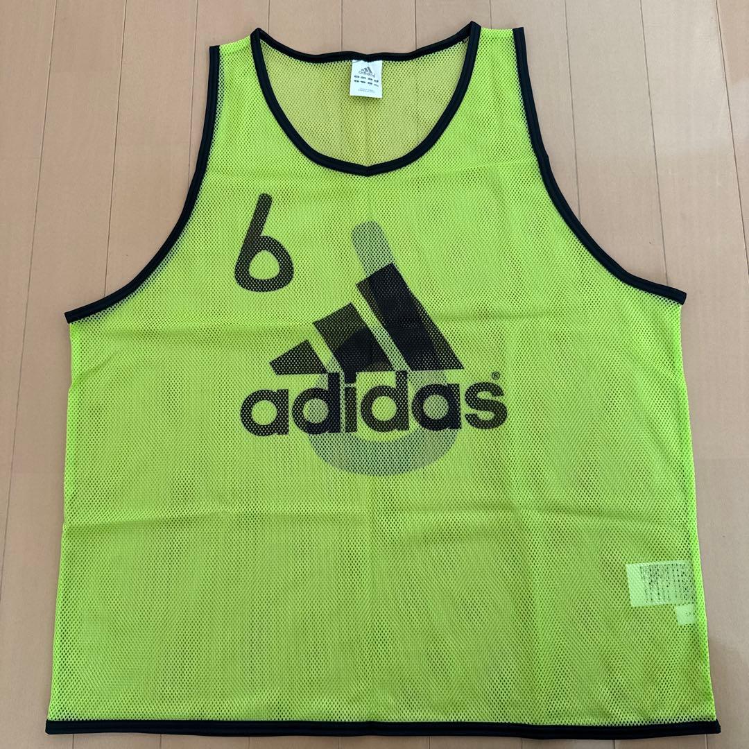 【闘将】10枚セット　adidas メッシュ　ビブス　L