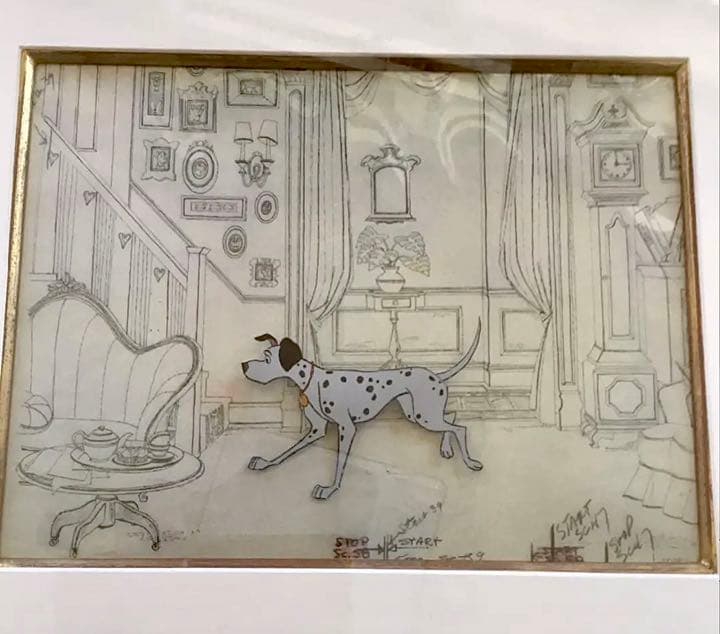 ディズニーセル画・ 101匹わんちゃんの（原画）オリジナルです。