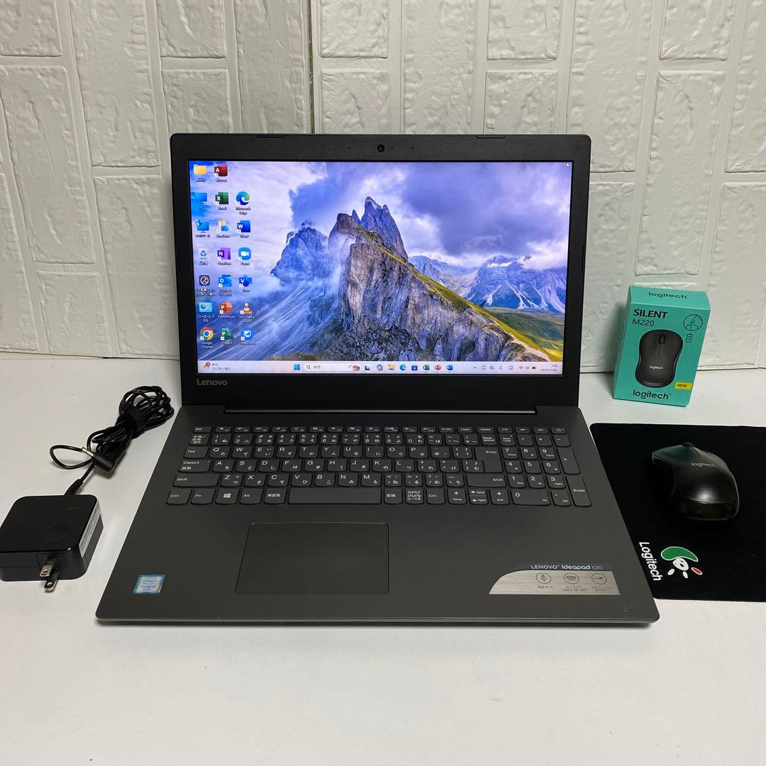 Windows11 オフィス付き　高速起動SSD 美品　LENOVOノートPC