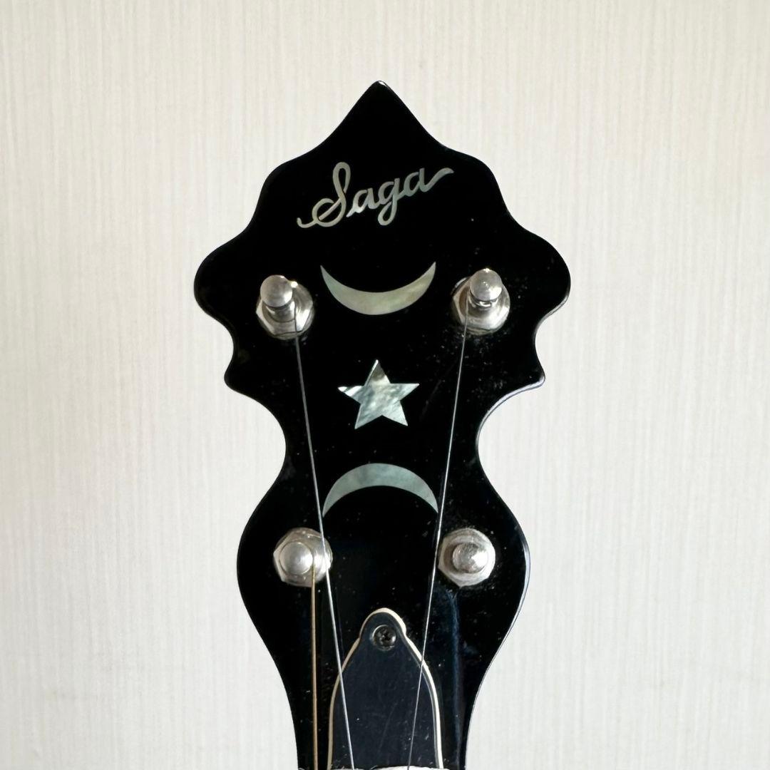 20%【希少】 SAGA Banjo サガ製 バンジョー 5弦 ケース付 弦楽器