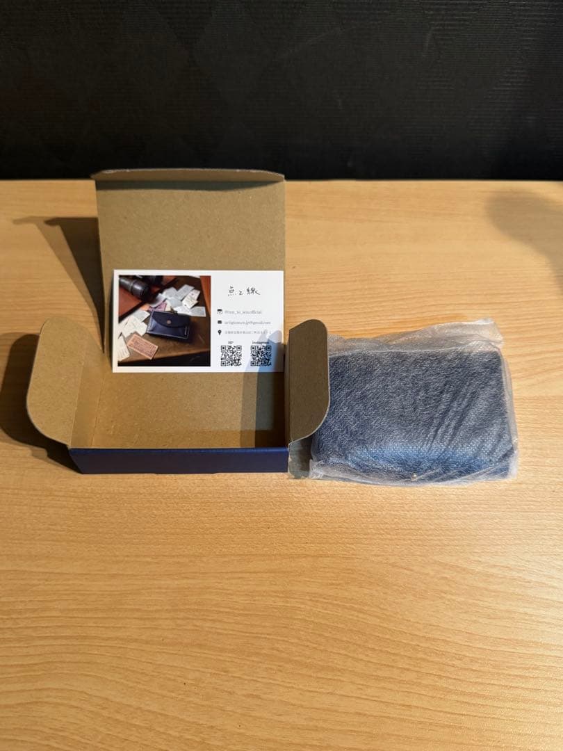 現在入手困難　【ten-to-sen.】usuha-peta ブルー　点と線