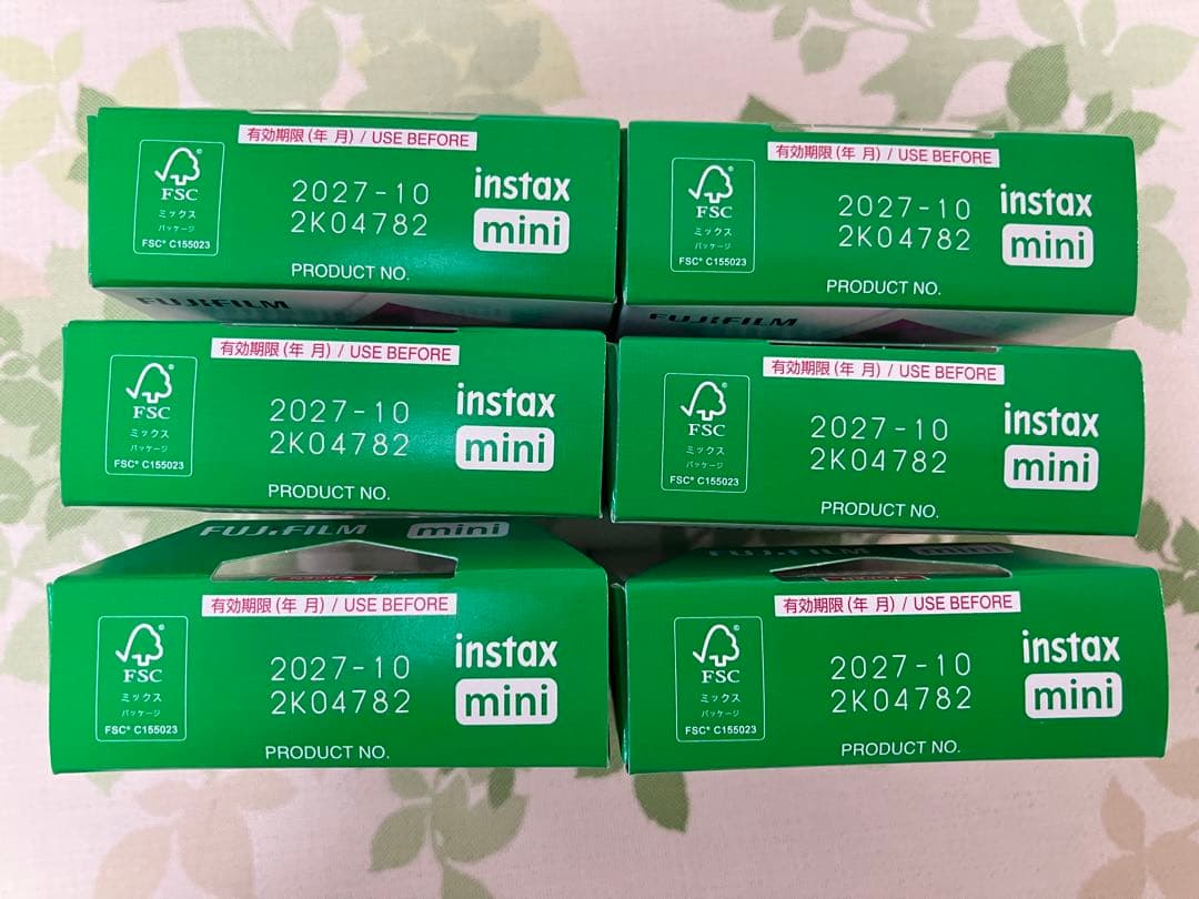 FUJIFILM instax mini チェキフィルム 10枚入 ✨60枚✨
