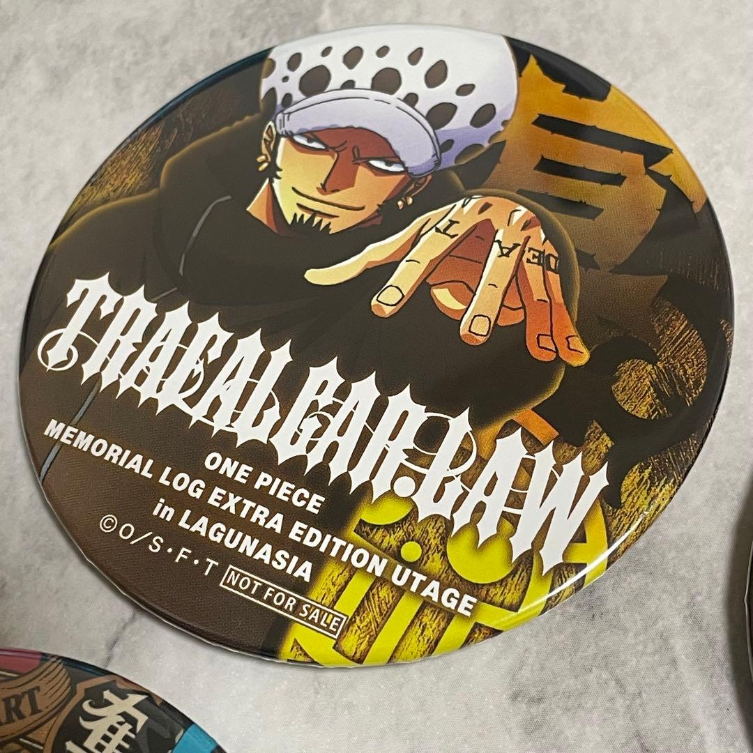 缶バッジ 4点 トラファルガー・ロー 輩缶バッジ ワノ国 ラグナシア