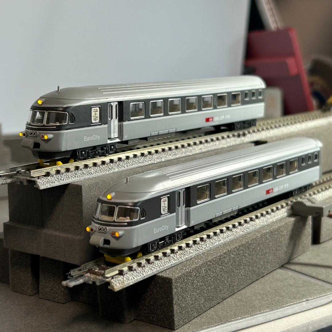 KATO SBB CFF FFS RABe ”ユーロシティ”6両セット 動作良好