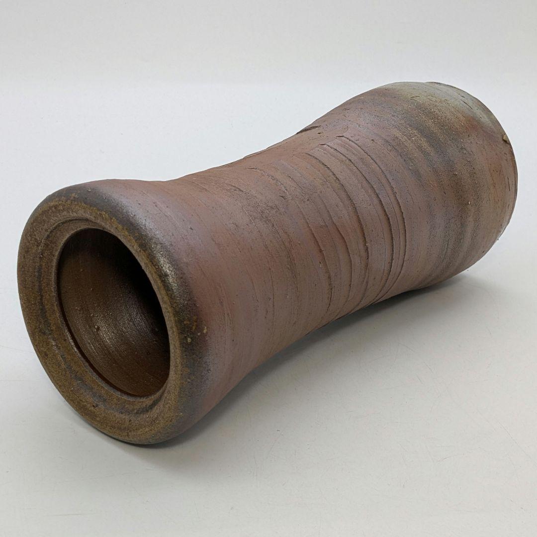 伝統工芸士 高原敏 備前焼 細水指C 共箱共布栞 水差し 抹茶道具 茶器 食器