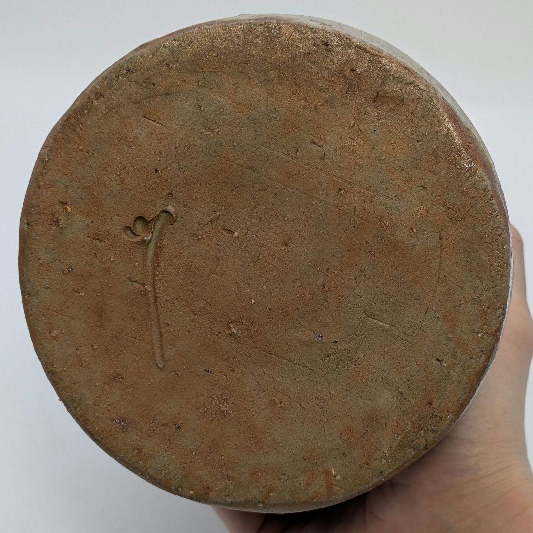 伝統工芸士 高原敏 備前焼 細水指C 共箱共布栞 水差し 抹茶道具 茶器 食器