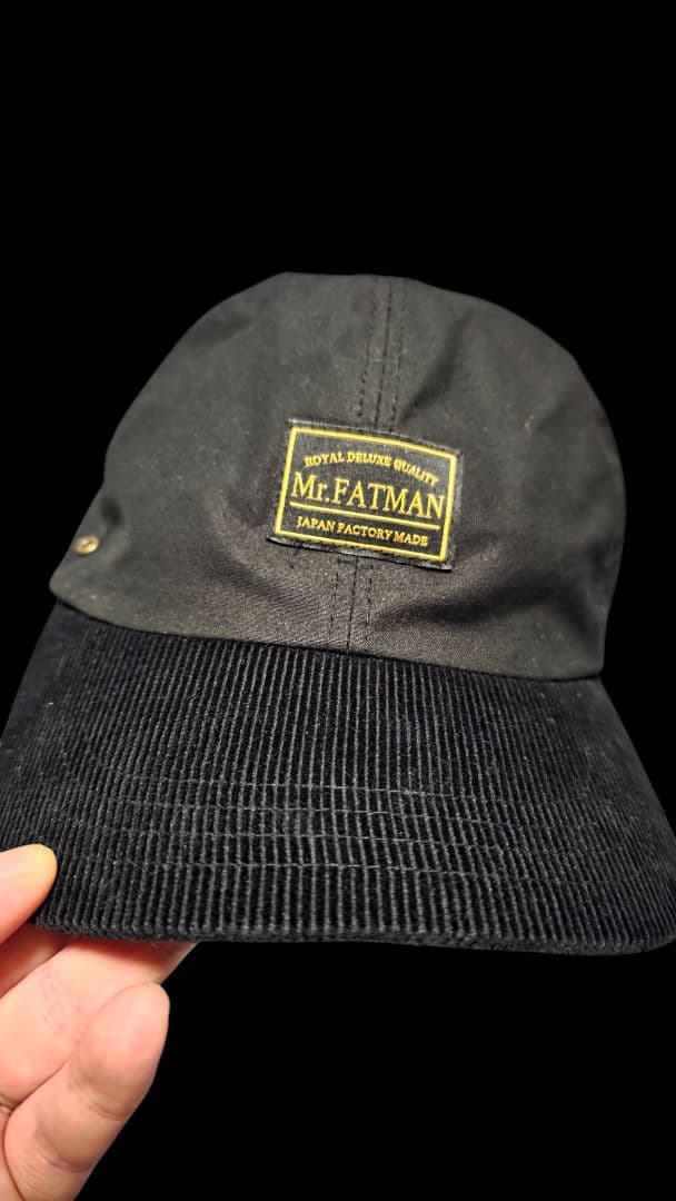 最終売切 Mr.FATMAN Waxed Cotton Baseball Cap