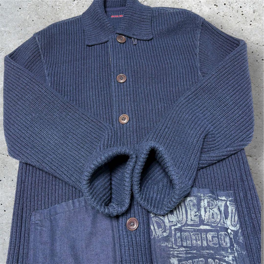 BLUE BLUE 圧縮ニットジャケット キムタク着 ラブジェネ 名作