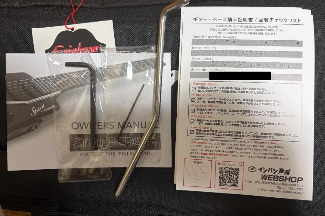 ギター Steinberger Spirit GT-PRO Deluxe White