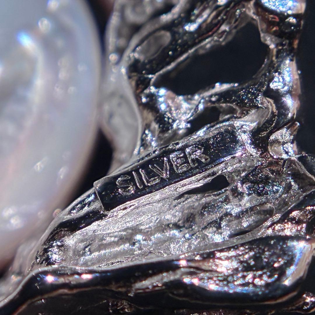 ▲FELLINI　パールネックレス　パールピアス(K18WG)　セット売り