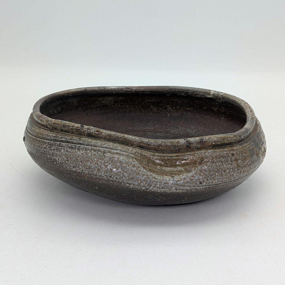 【真作保証】人間国宝 金重陶陽 備前灰器 晃介識箱 備前焼 抹茶道具 茶器 茶陶