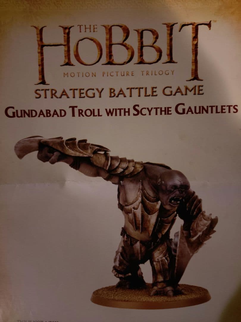 その他 Gundabad Troll with Scythe Gauntlets