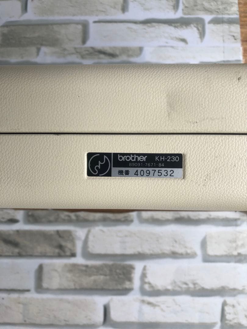 ブラザー編み機 KH-230ジャンク(A150)