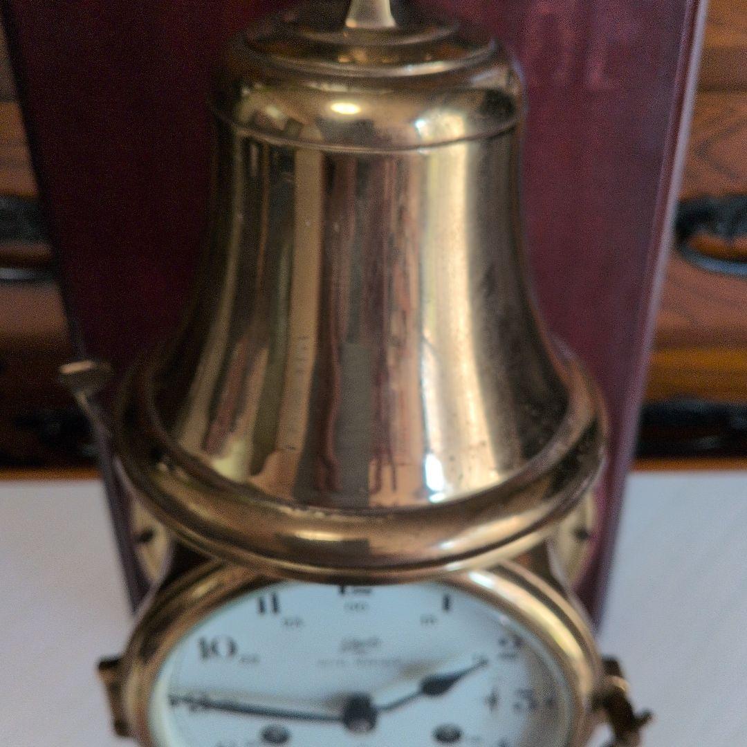 船舶時計ドイツ製ヴィンテージのシャッツロイヤルマリナーと船の鐘