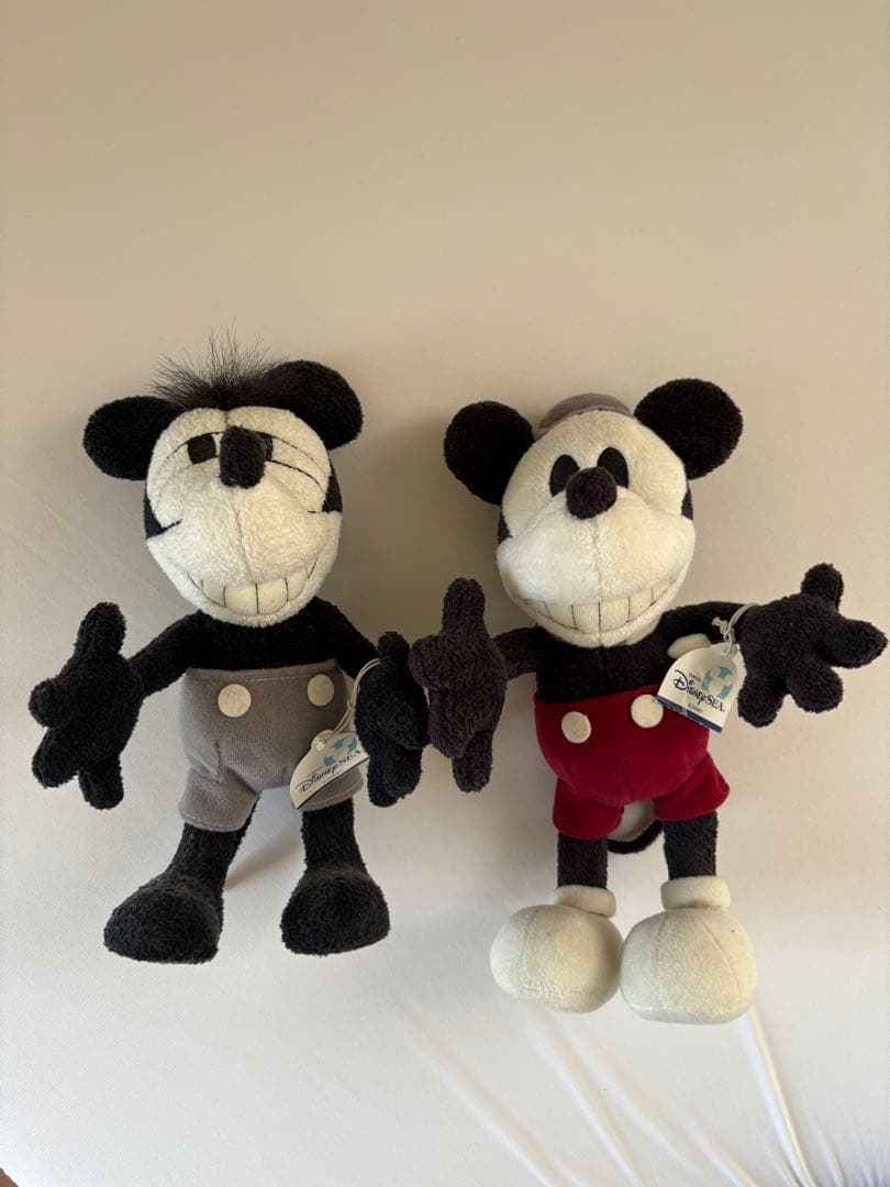 最終値下レアTDS プレーンクレイジー ミッキー スタンディングドールぬいぐるみ