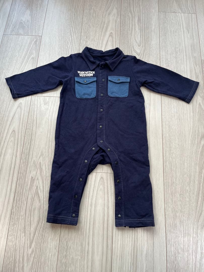 【レア】MAN WITH A MISSION ベビー戦闘服 ロンパース　80