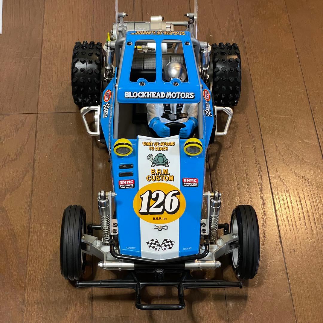 タミヤ　ワイルドワンオフローダー　BLOCKHEAD MOTORS