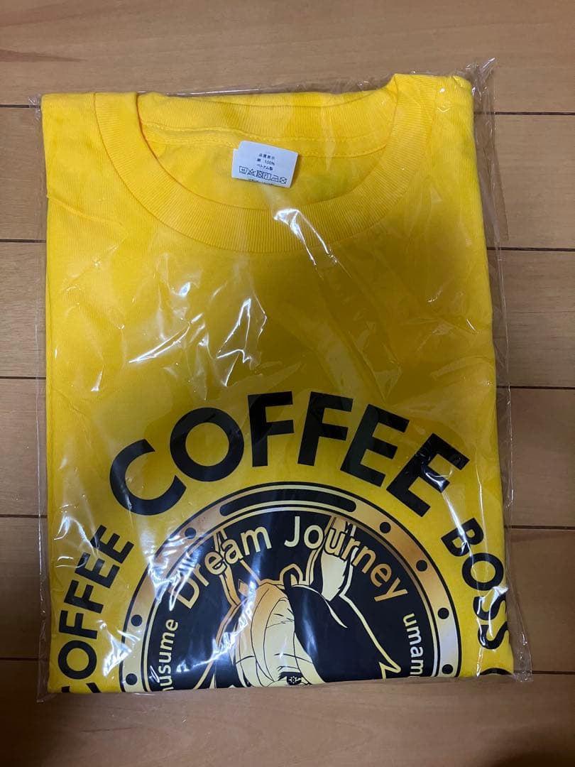 COFFEE BOSS Tシャツ Lサイズ イエロー