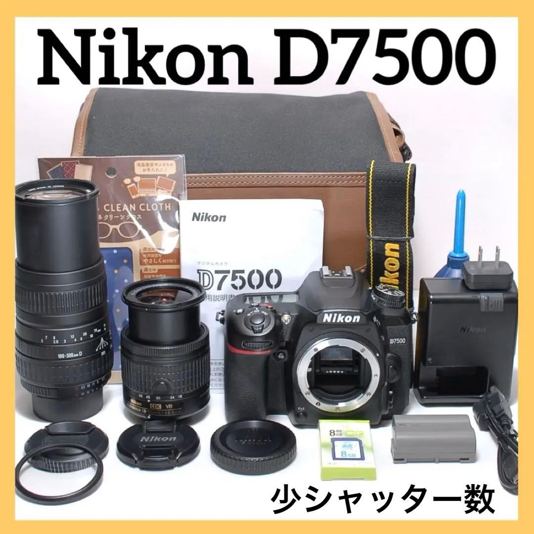 美品✨高速連写✨Nikon D7500✨ Wi-Fi機能搭載✨4K 動画✨超望遠
