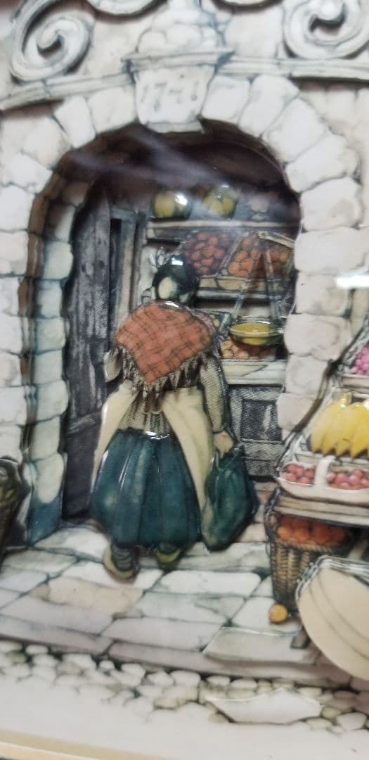 JohnEllam3Dデコパージュ(帽子を持った少女)