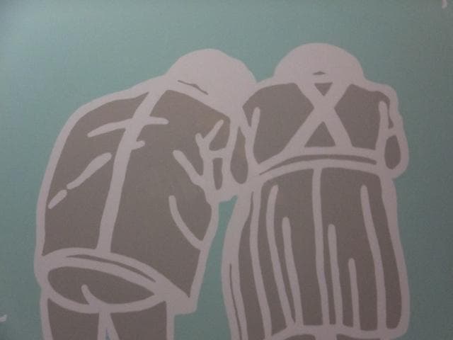 《お引取限定》ヤン・ヒ　直筆サイン『Wooosh～～』アクリル絵具 0718M