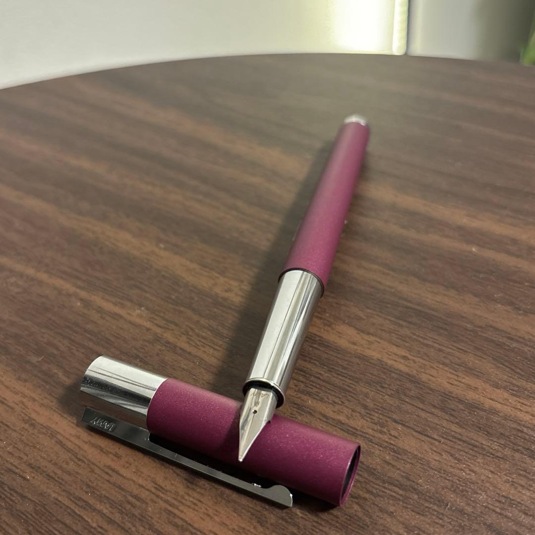 LAMY 万年筆　パープル　希少　M