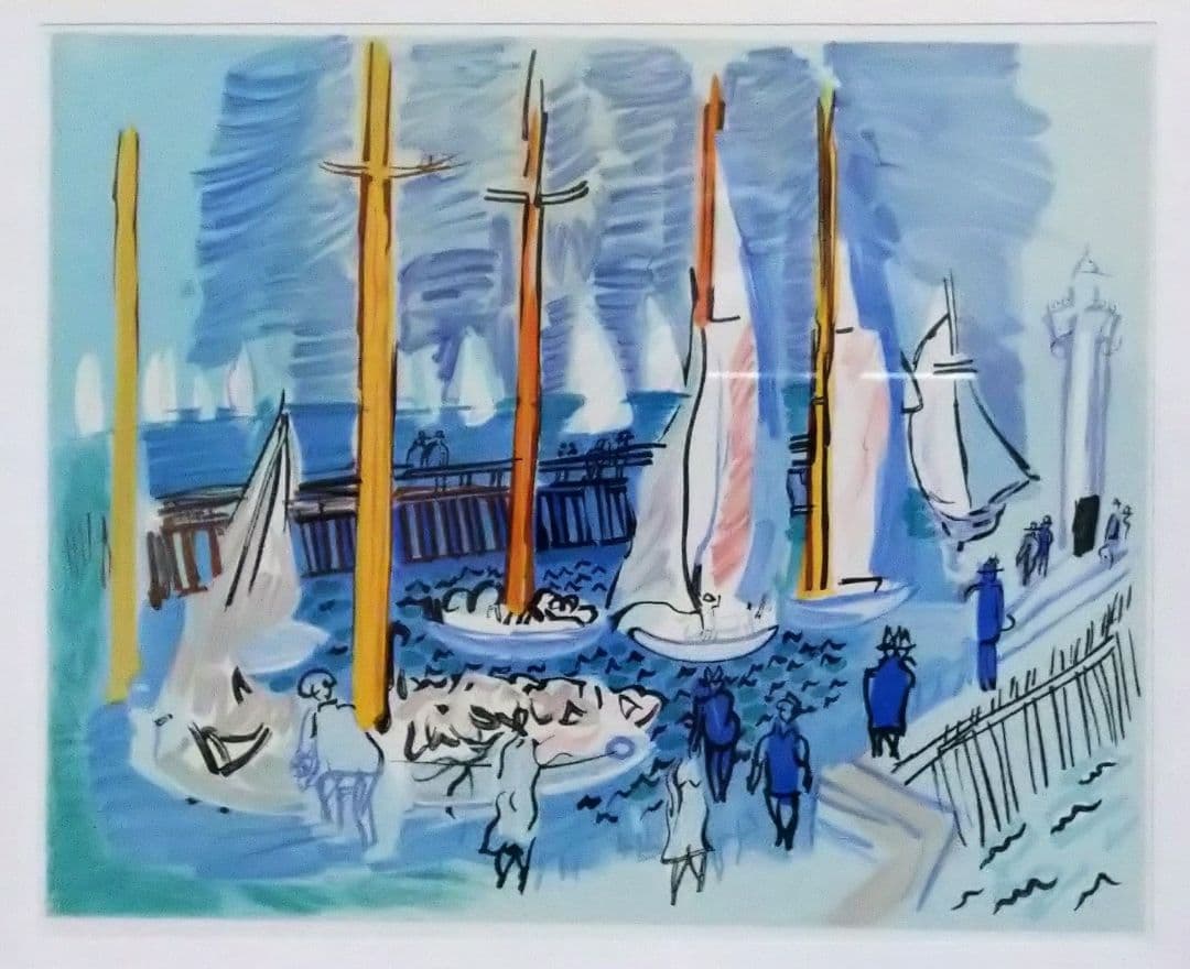 bb/ラウル・デュフィのリトグラフ 「Regates」