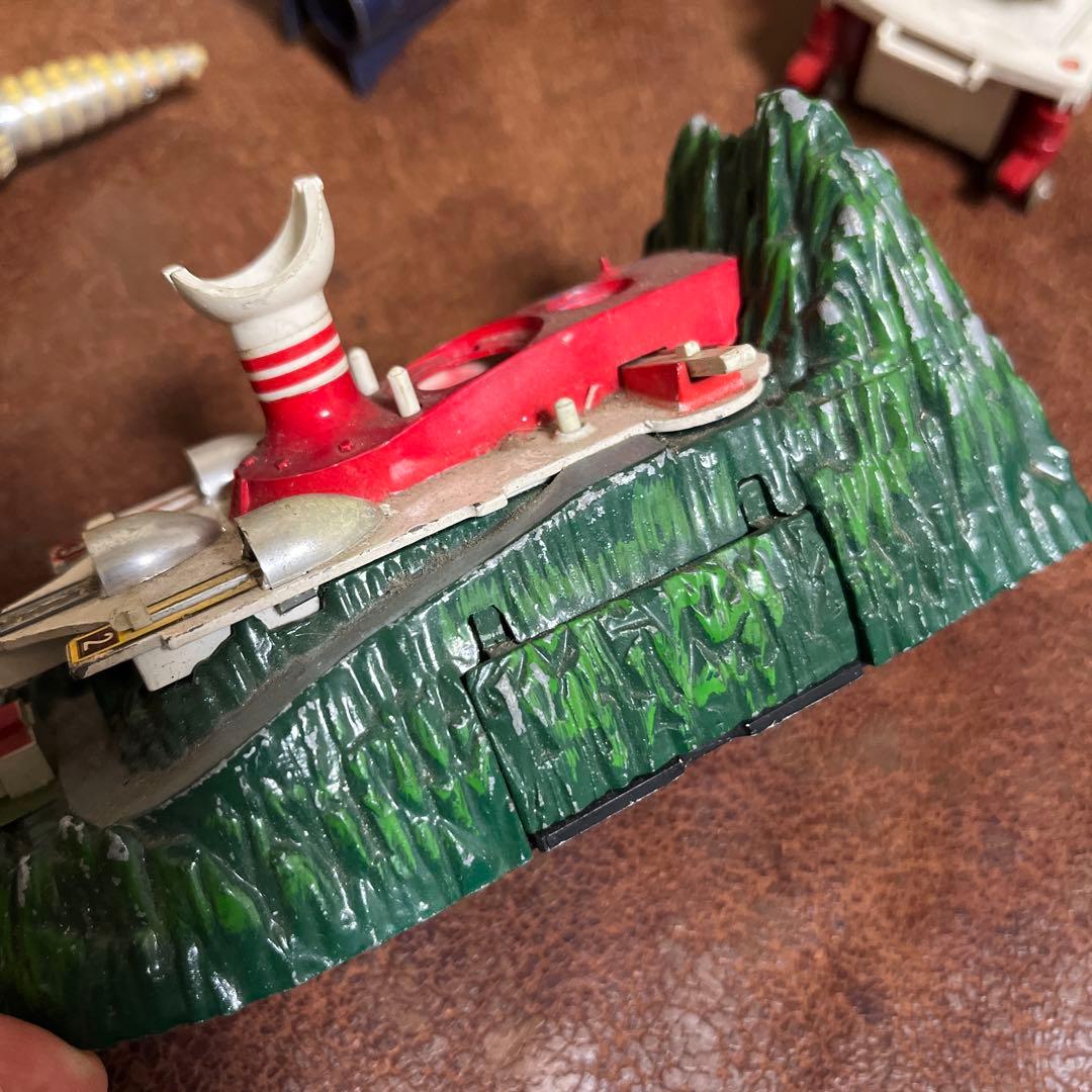 当時物　貴重　ポピニカ　早乙女研究所　ゲッターロボ基地　超合金　欠品多数