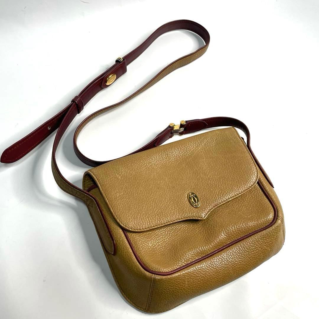 CARTIER カルティエ ショルダーバッグ マストライン マスタード