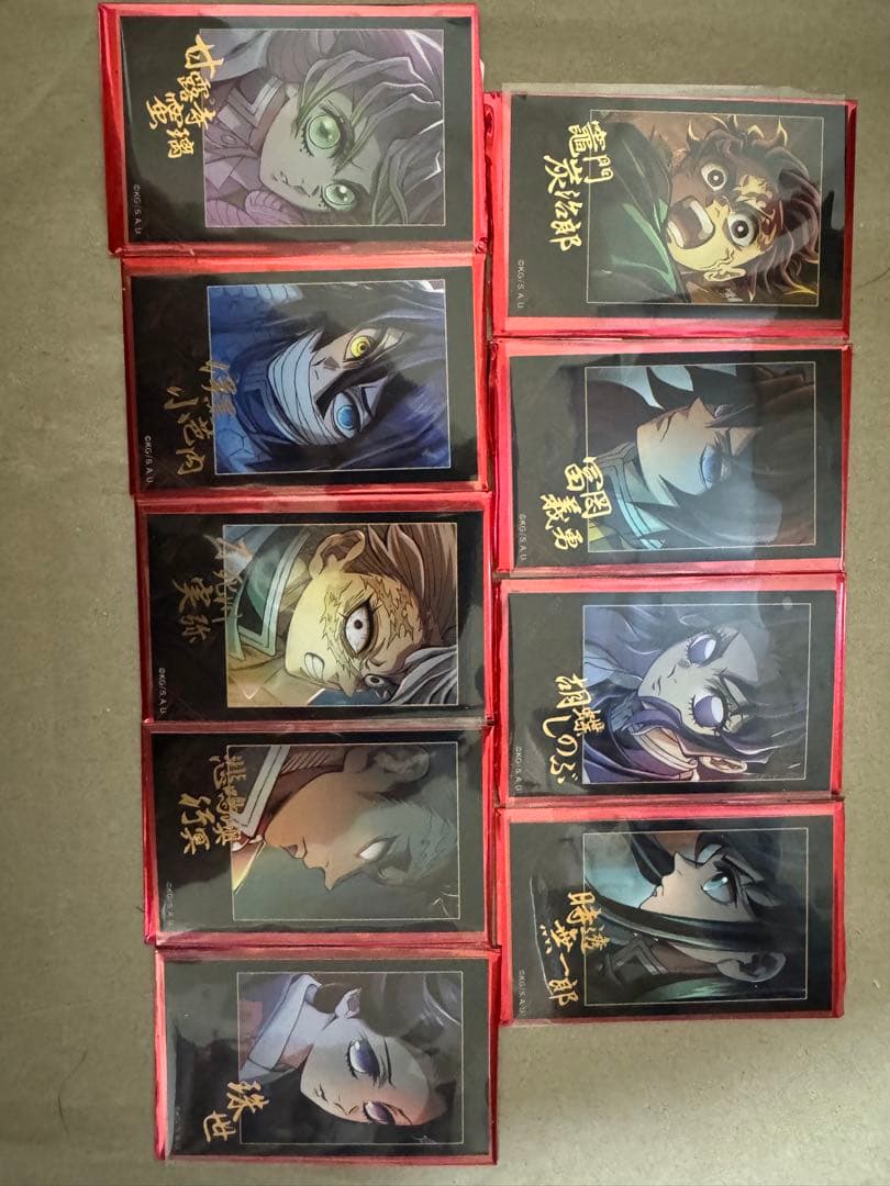 鬼滅の刃 ティザー期 チェキ風ブロマイド コンプリートセット